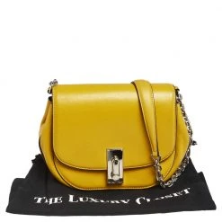 Marc Jacobs Yellow Leather West End The Jane Saddle Shoulder Bag For Women -Cheap Marc Jacobs Store luxury women marc jacobs used handbags p525655 010