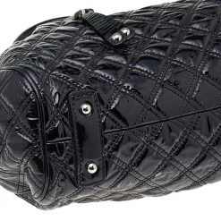 Marc Jacobs Black Quilted Patent Leather Stam Shoulder Bag For Women 20 Marc Jacobs Black Quilted Patent Leather Stam Shoulder Bag For Women -Cheap Marc Jacobs Store luxury women marc jacobs used handbags p532990 011