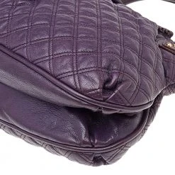 Marc Jacobs Purple Quilted Leather Cecilia Satchel For Women -Cheap Marc Jacobs Store luxury women marc jacobs used handbags p535680 003