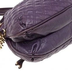 Marc Jacobs Purple Quilted Leather Cecilia Satchel For Women -Cheap Marc Jacobs Store luxury women marc jacobs used handbags p535680 004