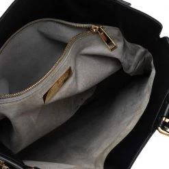 Marc Jacobs Black Leather Front Pocket Tote For Women -Cheap Marc Jacobs Store luxury women marc jacobs used handbags p552291 002
