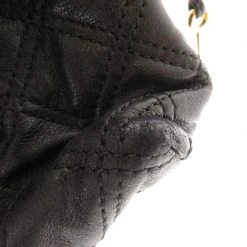 Marc Jacobs Black Quilted Leather Large Baroque Shoulder Bag For Women -Cheap Marc Jacobs Store luxury women marc jacobs used handbags p55397 009