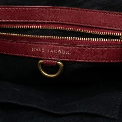 Marc Jacobs Red Quilted Leather Stam Shoulder Bag For Women -Cheap Marc Jacobs Store luxury women marc jacobs used handbags p554986 012