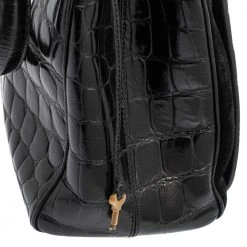 Marc Jacobs Black Croc Embossed Leather Metropolitan Top Handle Bag For Women -Cheap Marc Jacobs Store luxury women marc jacobs used handbags p572068 007