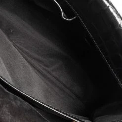 Marc Jacobs Black Croc Embossed Leather Metropolitan Top Handle Bag For Women -Cheap Marc Jacobs Store luxury women marc jacobs used handbags p572068 010