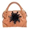 Marc Jacobs Brown Leather Crystal Embellished Satchel For Women
