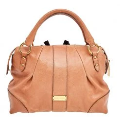 Marc Jacobs Brown Leather Crystal Embellished Satchel For Women -Cheap Marc Jacobs Store luxury women marc jacobs used handbags p574689 010