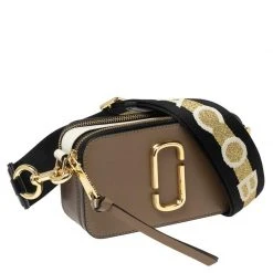 Marc Jacobs Beige Patent Leather Snapshot Camera Crossbody Bag For Women -Cheap Marc Jacobs Store luxury women marc jacobs used handbags p574745 1641962616 008