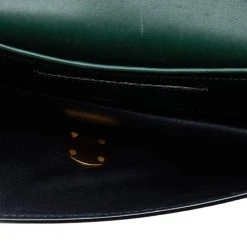Marc Jacobs Dark Green Leather Big Trouble Shoulder Bag For Women -Cheap Marc Jacobs Store luxury women marc jacobs used handbags p576586 002