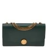 Marc Jacobs Dark Green Leather Big Trouble Shoulder Bag For Women