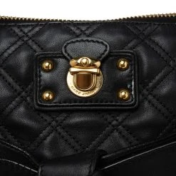 Marc Jacobs Black Leather Kari Satchel For Women -Cheap Marc Jacobs Store luxury women marc jacobs used handbags p585953 006