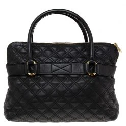 Marc Jacobs Black Leather Kari Satchel For Women -Cheap Marc Jacobs Store luxury women marc jacobs used handbags p585953 009