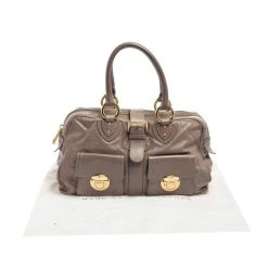 Marc Jacobs Dark Beige Glossy Leather Venetia Satchel For Women 23 Marc Jacobs Dark Beige Glossy Leather Venetia Satchel For Women -Cheap Marc Jacobs Store luxury women marc jacobs used handbags p590558 1644497283 010