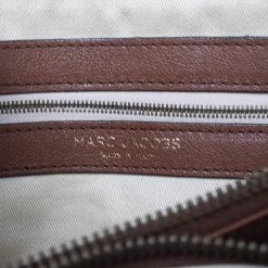 Marc Jacobs Brown Quilted Leather Classic Blake Bag For Women -Cheap Marc Jacobs Store luxury women marc jacobs used handbags p591609 004