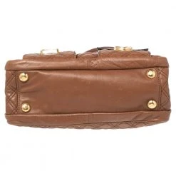 Marc Jacobs Brown Quilted Leather Classic Blake Bag For Women -Cheap Marc Jacobs Store luxury women marc jacobs used handbags p591609 006