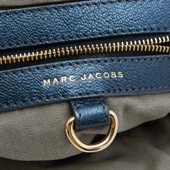 Marc Jacobs Metallic Blue Quilted Leather Little Stam Shoulder Bag For Women -Cheap Marc Jacobs Store luxury women marc jacobs used handbags p608896 001