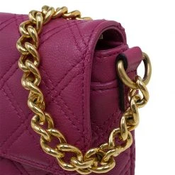 Marc Jacobs Pink Quilted Leather Small Single Shoulder Bag For Women -Cheap Marc Jacobs Store luxury women marc jacobs used handbags p60965 005