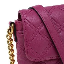 Marc Jacobs Pink Quilted Leather Small Single Shoulder Bag For Women -Cheap Marc Jacobs Store luxury women marc jacobs used handbags p60965 006