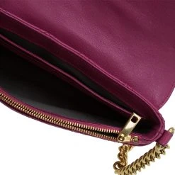 Marc Jacobs Pink Quilted Leather Small Single Shoulder Bag For Women -Cheap Marc Jacobs Store luxury women marc jacobs used handbags p60965 012