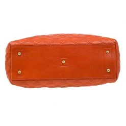Marc Jacobs Orange Quilted Leather Rudi Satchel For Women 20 Marc Jacobs Orange Quilted Leather Rudi Satchel For Women -Cheap Marc Jacobs Store luxury women marc jacobs used handbags p61544 0005