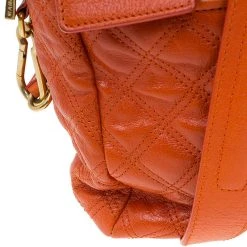Marc Jacobs Orange Quilted Leather Rudi Satchel For Women 25 Marc Jacobs Orange Quilted Leather Rudi Satchel For Women -Cheap Marc Jacobs Store luxury women marc jacobs used handbags p61544 0010