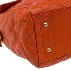 Marc Jacobs Orange Quilted Leather Rudi Satchel For Women 27 Marc Jacobs Orange Quilted Leather Rudi Satchel For Women -Cheap Marc Jacobs Store luxury women marc jacobs used handbags p61544 0012