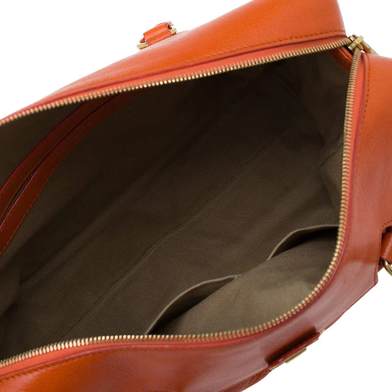 Marc Jacobs Orange Quilted Leather Rudi Satchel For Women 13 Marc Jacobs Orange Quilted Leather Rudi Satchel For Women - Image 13