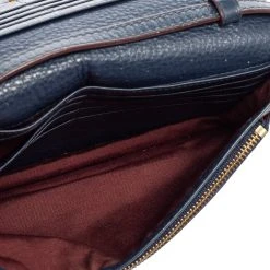 Marc Jacobs Navy Blue Leather Wallet On Strap For Women -Cheap Marc Jacobs Store luxury women marc jacobs used handbags p619286 003