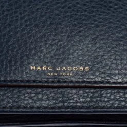 Marc Jacobs Navy Blue Leather Wallet On Strap For Women -Cheap Marc Jacobs Store luxury women marc jacobs used handbags p619286 006