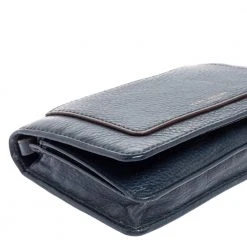 Marc Jacobs Navy Blue Leather Wallet On Strap For Women -Cheap Marc Jacobs Store luxury women marc jacobs used handbags p619286 008