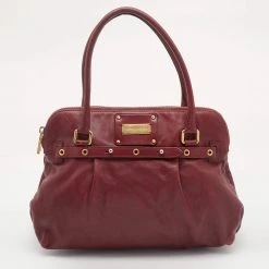 Marc Jacobs Red Leather Satchel For Women