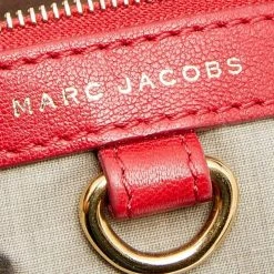 Marc Jacobs Red Quilted Leather Stam Satchel For Women -Cheap Marc Jacobs Store luxury women marc jacobs used handbags p619470 1650518669 008