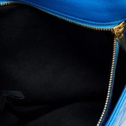 Marc Jacobs Blue Quilted Leather Eugenie Clutch For Women -Cheap Marc Jacobs Store luxury women marc jacobs used handbags p622753 007