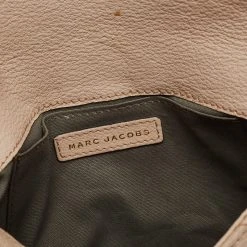 Marc Jacobs Beige Quilted Leather Bow Clutch For Women -Cheap Marc Jacobs Store luxury women marc jacobs used handbags p623033 003