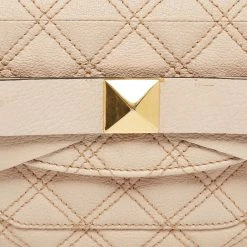 Marc Jacobs Beige Quilted Leather Bow Clutch For Women -Cheap Marc Jacobs Store luxury women marc jacobs used handbags p623033 010