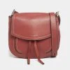 Marc Jacobs Brown Leather And Suede Flap Crossbody Bag For Women