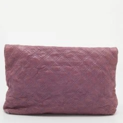 Marc Jacobs Purple Quilted Leather Lock Clutch For Women -Cheap Marc Jacobs Store luxury women marc jacobs used handbags p630357 011