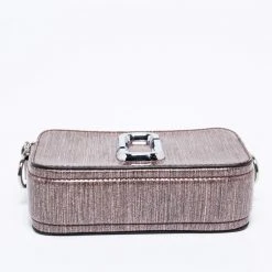 Marc Jacobs Pink Glitter Patent Leather Snapshot Camera Crossbody Bag For Women -Cheap Marc Jacobs Store luxury women marc jacobs used handbags p631048 008