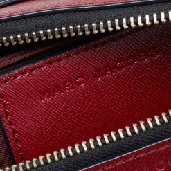 Marc Jacobs Dark/Purple Saffiano Leather Snapshot Camera Crossbody Bag For Women -Cheap Marc Jacobs Store luxury women marc jacobs used handbags p631692 001