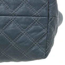 Marc Jacobs Grey Quilted Leather Bruna Belted Tote For Women -Cheap Marc Jacobs Store luxury women marc jacobs used handbags p64036 0012