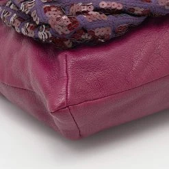 Marc Jacobs Purple Leather Robert Duffy Bag On Bag Tote For Women -Cheap Marc Jacobs Store luxury women marc jacobs used handbags p641347 001