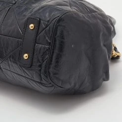 Marc Jacobs Black Quilted Leather Stam Satchel For Women 21 Marc Jacobs Black Quilted Leather Stam Satchel For Women -Cheap Marc Jacobs Store luxury women marc jacobs used handbags p641757 002