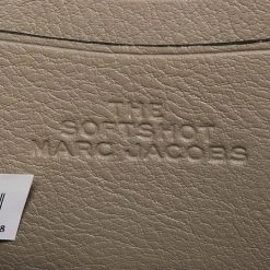 Marc Jacobs Beige/Black Leather Snapshot Crossbody Bag For Women -Cheap Marc Jacobs Store luxury women marc jacobs used handbags p644065 005