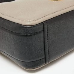 Marc Jacobs Beige/Black Leather Snapshot Crossbody Bag For Women -Cheap Marc Jacobs Store luxury women marc jacobs used handbags p644065 013