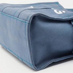 Marc Jacobs Blue Canvas The Small Traveler Tote For Women -Cheap Marc Jacobs Store luxury women marc jacobs used handbags p647273 001