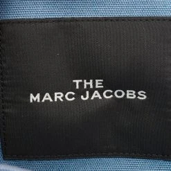 Marc Jacobs Blue Canvas The Small Traveler Tote For Women -Cheap Marc Jacobs Store luxury women marc jacobs used handbags p647273 009