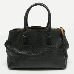 Marc Jacobs Black Leather Recruit East West Tote For Women -Cheap Marc Jacobs Store luxury women marc jacobs used handbags p663749 003