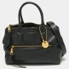 Marc Jacobs Black Leather Recruit East West Tote For Women