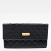 Marc Jacobs Black Quilted Leather Large Eugenie Clutch For Women