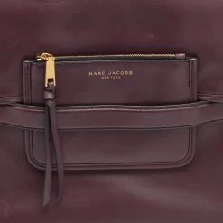 Marc Jacobs Burgundy Leather Madison North South Tote For Women -Cheap Marc Jacobs Store luxury women marc jacobs used handbags p668807 003